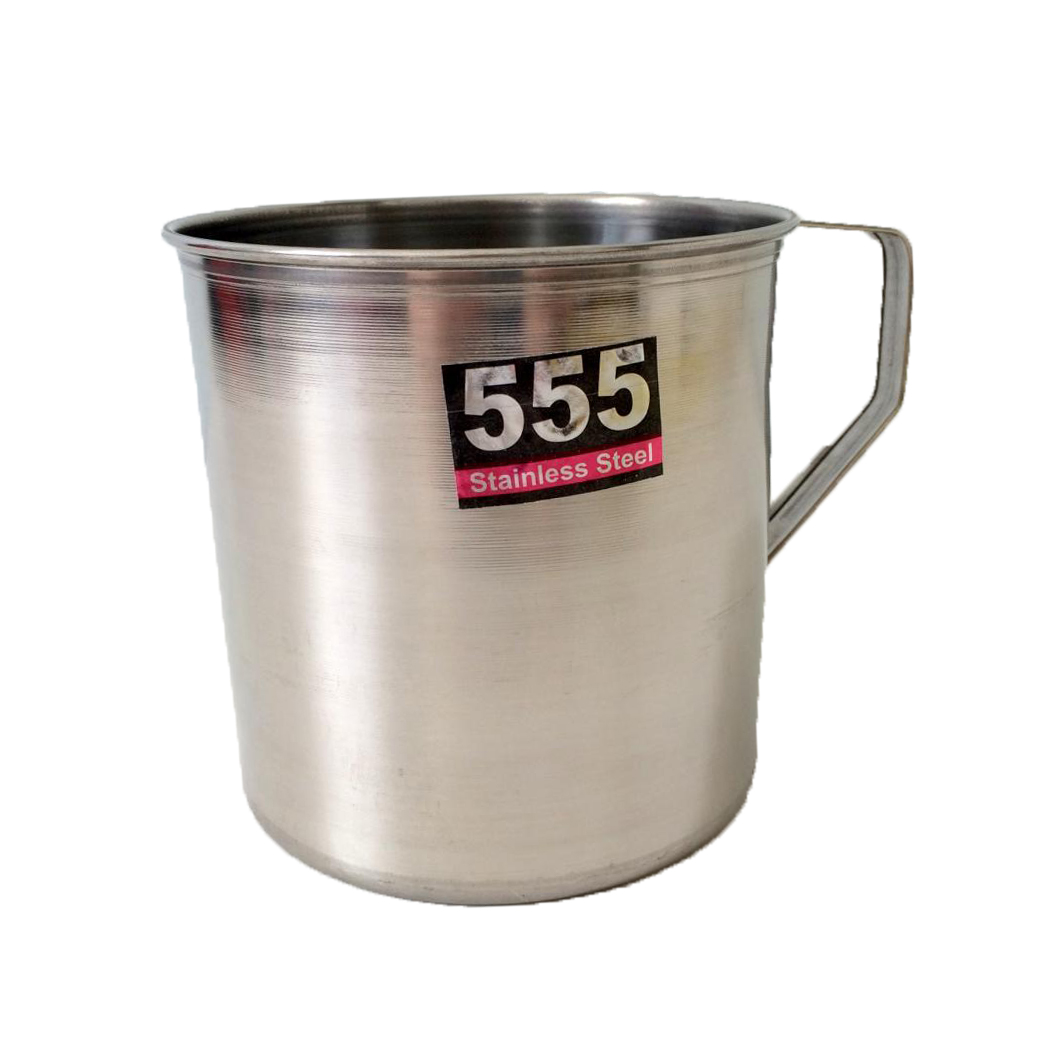 Кружка нерж. "555" 300мл с карабином