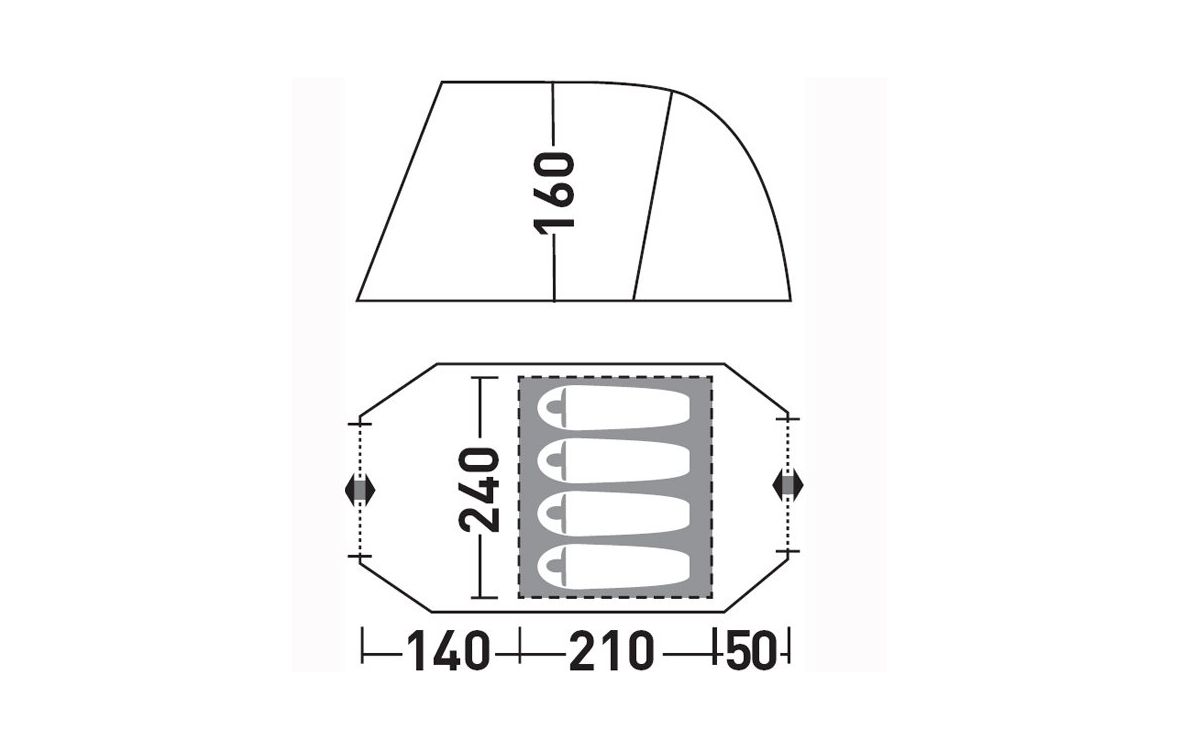 Палатка НТ Veles 4