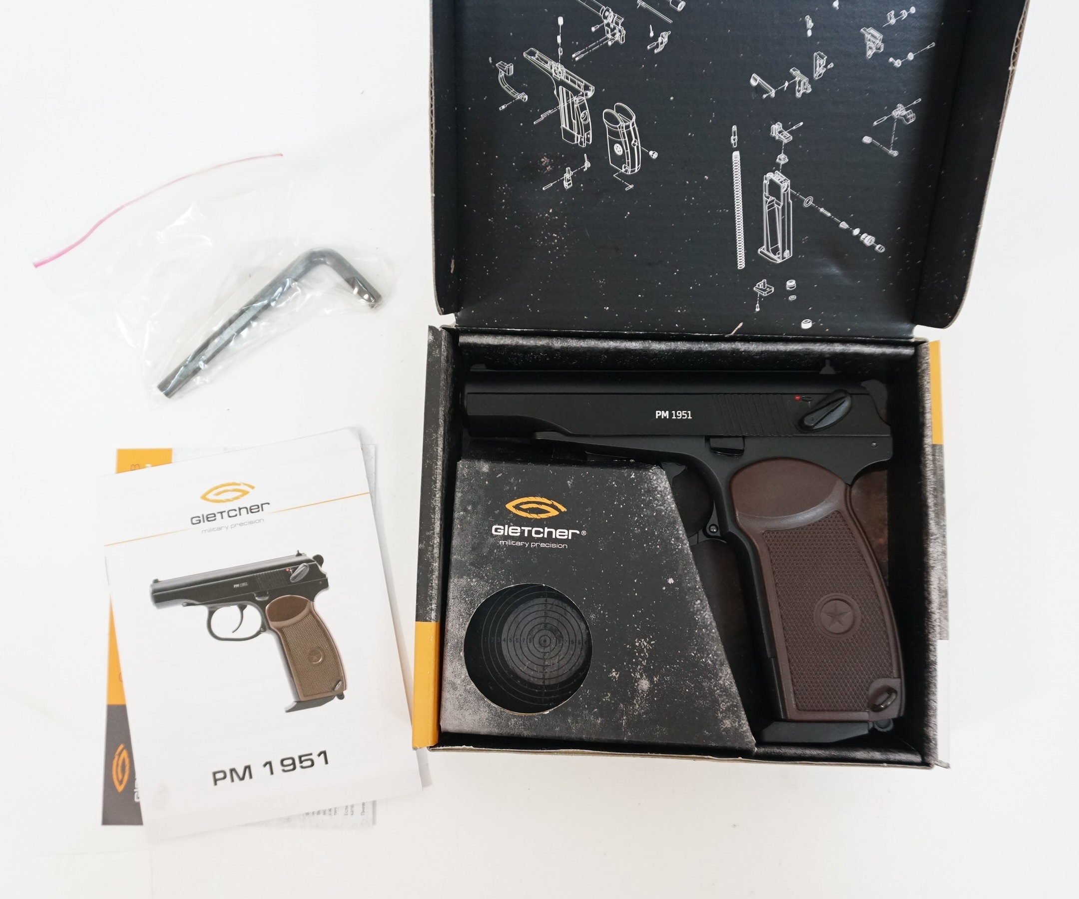 Пистолет пневматический PM 1951, к.4,5