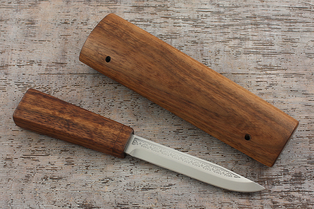 Нож "Ягель" (орех)
