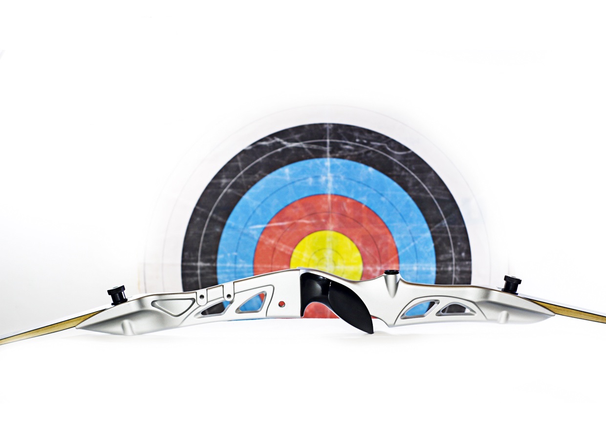 Лук рекурсивный  (Олимпик) 68" 30# (серебристая рукоять)