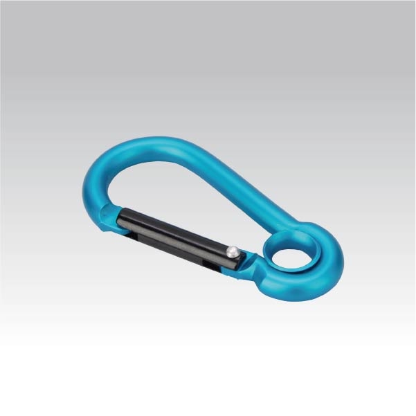 Брелок карабин с кольцом для ключей